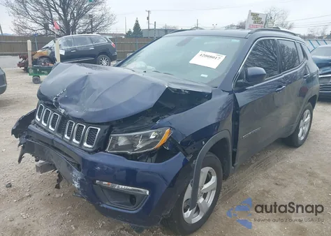 2021 Jeep Compass Latitude из США, поврежденный, VIN 3C4NJDBB5MT599544